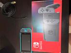 originele Nintendo Switch, Games en Spelcomputers, Spelcomputers | Nintendo Switch, Ophalen, Zo goed als nieuw, Met 2 controllers
