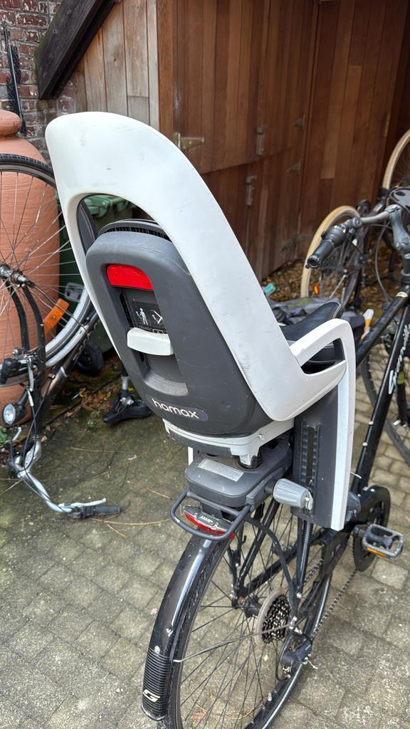 Hamax Caress Topmodel Fietsstoel voor Bagagedrager, Fietsen en Brommers, Fietsaccessoires | Fietsstoeltjes, Gebruikt, Achterzitje