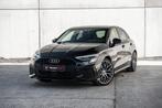 Audi A3 sportback S-Line | zetelverwarming | 19" wielen + ex, Auto's, Audi, Automaat, Zwart, Start-stop-systeem, Zwart