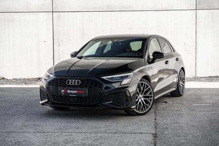 Audi A3 sportback S-Line | zetelverwarming | 19" wielen + ex, Auto's, Audi, Bedrijf, Te koop, A3, Airbags, Airconditioning, Android Auto