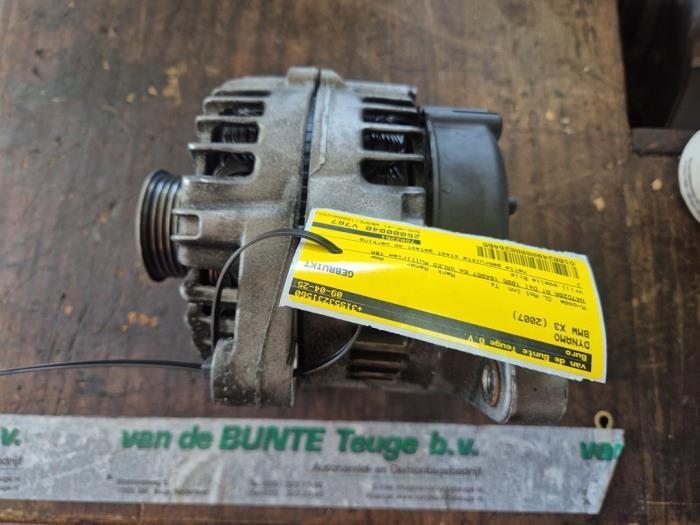 Dynamo d'un BMW X3, Autos : Pièces & Accessoires, Moteurs & Accessoires, BMW, Utilisé, 3 mois de garantie, Enlèvement ou Envoi
