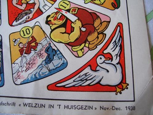 Vintage ganzenspel uit 1938 in uitzonderlijk goede staat, Verzamelen, Merken en Reclamevoorwerpen, Ophalen of Verzenden