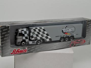 Mercedes vrachtwagen "Techart" - Schuco 1/87 beschikbaar voor biedingen