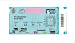 (gebruikt) ticket : Oostende - Gent : croky cup : 14/12/2016, Verzamelen, Ophalen of Verzenden, Gebruikt, Overige typen