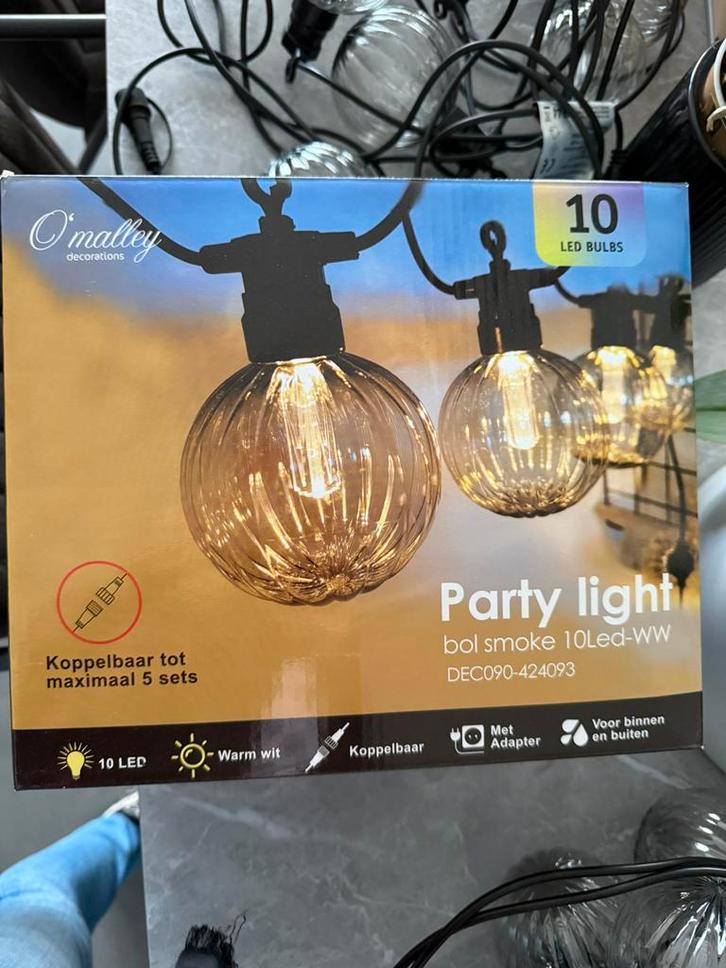 Partylught bol smoke slingers 4,5 m, Huis en Inrichting, Lampen | Overige, Nieuw, Ophalen