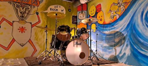 kwalitatief drumstel voor beginners., Muziek en Instrumenten, Drumstellen en Slagwerk, Zo goed als nieuw, Ophalen