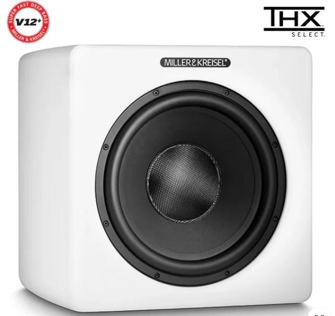 M&K Sound V12+ Zwart THX Select subwoofer SATIN WHITE, Audio, Tv en Foto, Videocamera's Digitaal, Nieuw, Ophalen