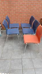 5 X design stoel WIESNER-HAGER by Martin Ballendat 1998, Ophalen, Gebruikt, '90 jaren negentig, Metaal