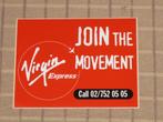 Sticker Virgin Express Join The Movement, Verzenden