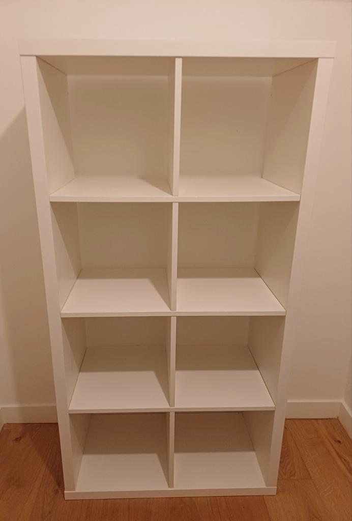 IKEA witte Kallax-plank, Huis en Inrichting, Kasten | Wandmeubels, Zo goed als nieuw, 100 tot 150 cm, Minder dan 150 cm, 25 tot 50 cm