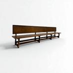 Vintage XL lage houten bank / plantenbank / kleuterbank, Ophalen of Verzenden