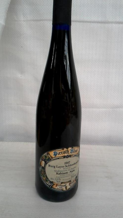bouteille de vin 1987 burg couche schlosskapelle ref12206380, Collections, Vins, Neuf, Vin blanc, Autres régions, Pleine, Enlèvement ou Envoi