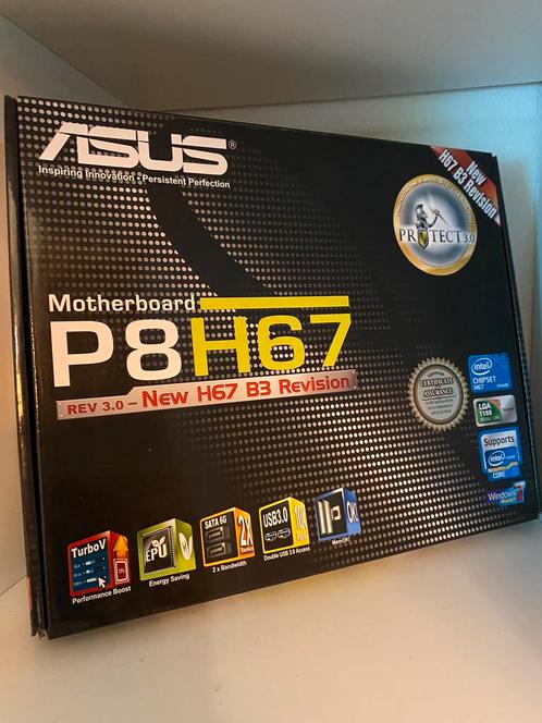 Asus p8h67 - rev3.0, Informatique & Logiciels, Cartes mères, Utilisé, Intel, DDR3, Envoi