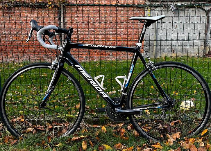 Carbon Racefiets Merida Scultura Evo–Shimano Ultegra–Maat L, Fietsen en Brommers, Fietsen | Racefietsen, Zo goed als nieuw, Carbon