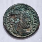 Romeinse munt Galenius Caesar Follis Genio Populi Romani, Ophalen of Verzenden, Italië, Losse munt