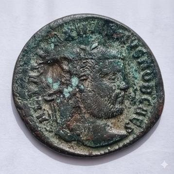 Romeinse munt Galenius Caesar Follis Genio Populi Romani beschikbaar voor biedingen