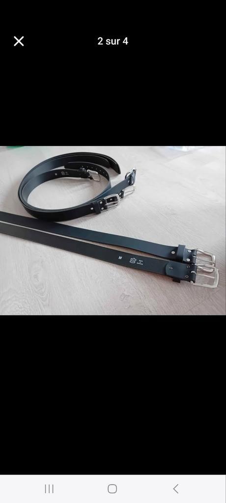 Ceintures neuves taille M et S, Kleding | Heren, Riemen en Ceintuurs, Nieuw, Riem of Ceintuur, Zwart, Ophalen
