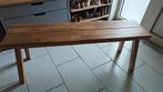 Bankje Ikea Skogsta, Enlèvement, Utilisé, 100 à 150 cm, Moins de 50 cm