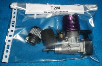 T2M .15 ENGINE (motor) met PULLSTART (trekstarter) beschikbaar voor biedingen