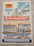 Antwerpen Aviation club 1930 originele affiche, Verzamelen, Posters, Ophalen of Verzenden, Zo goed als nieuw