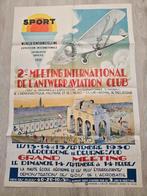 Antwerpen Aviation club 1930 originele affiche, Comme neuf, Enlèvement ou Envoi