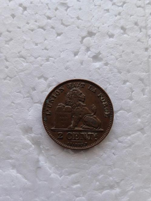 2 centimètres BEF 1912 FR, Timbres & Monnaies, Monnaies | Belgique, Monnaie en vrac, Autre, Enlèvement ou Envoi