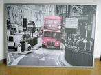 Canvas in kader : Londen 141 cm x 100 cm, Huis en Inrichting, Ophalen, Zo goed als nieuw