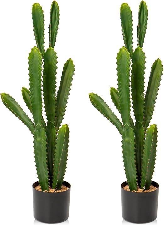 Set van 2 kunstcactussen | GRATIS LEVERING, Huis en Inrichting, Woonaccessoires | Kunstplanten en Kunstbloemen, Nieuw, Binnen