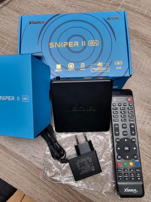 Te Koop Xsarius Sniper 2 4k Linux, Audio, Tv en Foto, Mediaspelers, Zo goed als nieuw, Zonder harde schijf, HDMI, USB 2.0, Optische audio