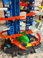 Hotwhells dino garage, Kinderen en Baby's, Speelgoed | Racebanen, Ophalen, Racebaan, Zo goed als nieuw, Hot Wheels