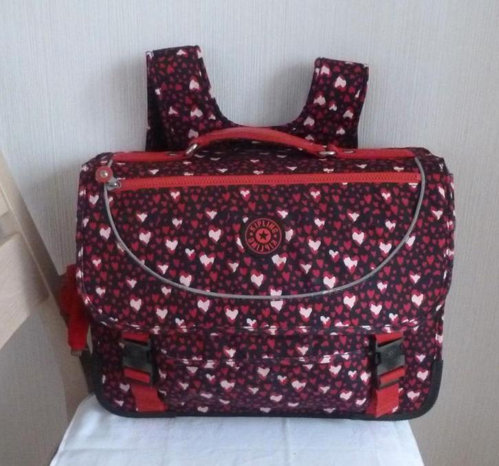 Kipling boekentas 6 tot 12 jaar oud + aap, Handtassen en Accessoires, Tassen | Schooltassen, Gebruikt, Aktetas of Boekentas, 40 tot 50 cm