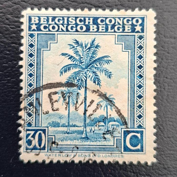 Postzegel Belgisch Congo OBP 233, Postzegels en Munten, Postzegels | Europa | België, Gestempeld, Gestempeld, Ophalen of Verzenden