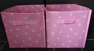 Roze opbergers kinderkamer  beschikbaar voor biedingen