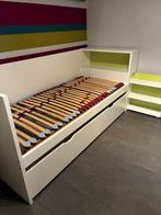 1 persoonsbed met extra bed in de onderste schuif ., Maison & Meubles, Chambre à coucher | Lits, 90 cm, Blanc, Une personne, Comme neuf