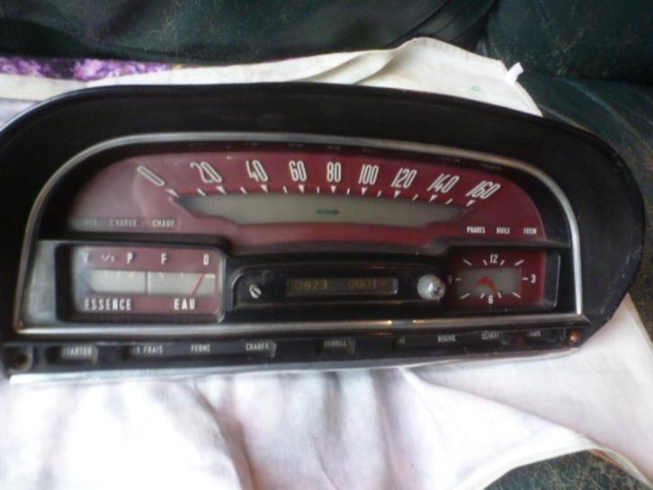 Simca Chambord/Beaulieu/instrumenten, toonbank + meters: Jae, Auto-onderdelen, Dashboard en Schakelaars, Gebruikt, Verzenden