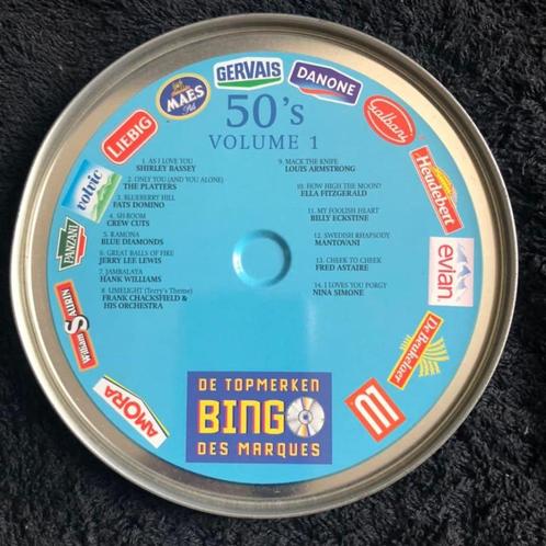 CD De Topmerken Bingo, Various – 50's Volume 1, Verzamelen, Merken en Reclamevoorwerpen, Zo goed als nieuw, Gebruiksvoorwerp, Ophalen of Verzenden