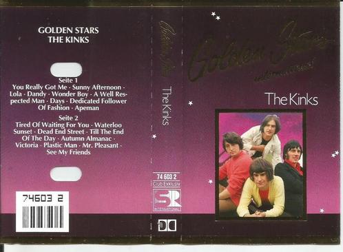 The Kinks - Golden Stars International   - Casette -, Cd's en Dvd's, Cassettebandjes, Origineel, Pop, Ophalen of Verzenden