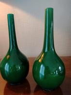 Chinese apple- green monochrome vases, Ophalen of Verzenden