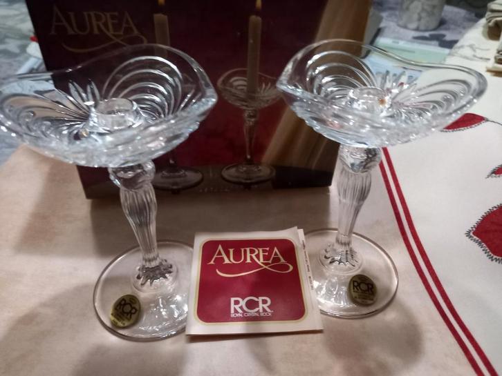 Bougeoirs en cristal, Antiquités & Art, Antiquités | Verre & Cristal, Enlèvement