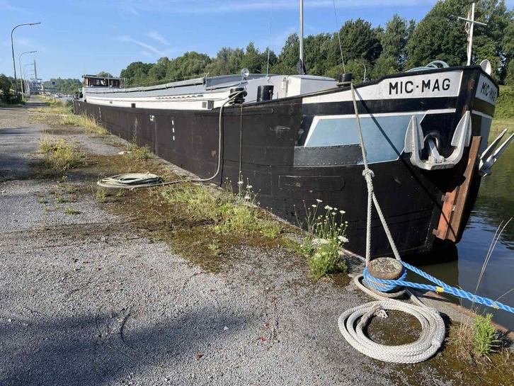 peniche freycinet 39m à vendre, Watersport en Boten, Motorboten en Motorjachten, Zo goed als nieuw, Staal, 12 meter of meer, Diesel