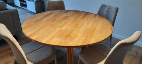 eettafel met 4 stoelen, Huis en Inrichting, Tafels | Eettafels, Zo goed als nieuw, 100 tot 150 cm, 100 tot 150 cm, Vier personen