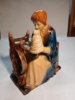 Vlaams aardewerk spinnewerkster, Verzamelen, Ophalen, Zo goed als nieuw