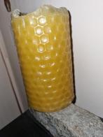 Bijenwaskaars hoogte 17 cm, breedte 10 cm, Ophalen of Verzenden, Gebruikt, Kaars, Minder dan 25 cm