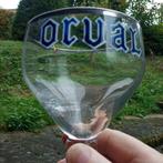 verre ORVAL émaillé, Collections, Enlèvement ou Envoi, Utilisé, Verre ou Verres, Autres marques