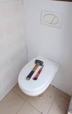 Linie toiletset :hangtoilet ,inbouwreservoir en bedieningspa, Ophalen, Gebruikt, Toilet