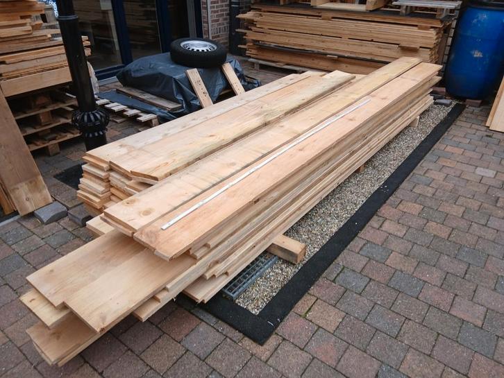 Houten planken douglas, Doe-het-zelf en Bouw, Hout en Planken, Zo goed als nieuw, Plank, Ophalen