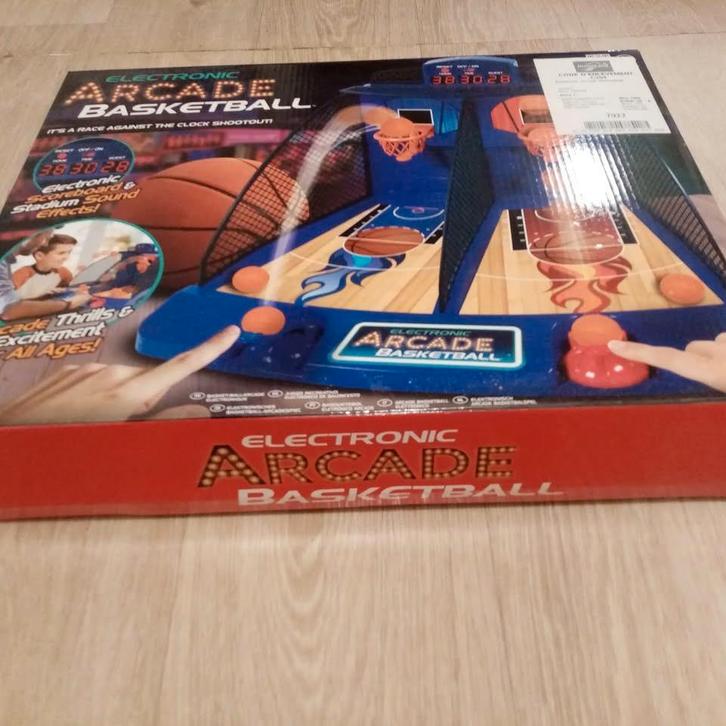 arcade type jeu de table basketball, Hobby en Vrije tijd, Gezelschapsspellen | Overige, Zo goed als nieuw, Een of twee spelers