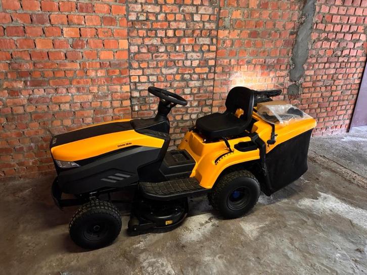 Elektrische zitmaaier Stige 384e, Tuin en Terras, Zitmaaiers, Zo goed als nieuw, Minder dan 90 cm, Elektrische starter, Mulchfunctie