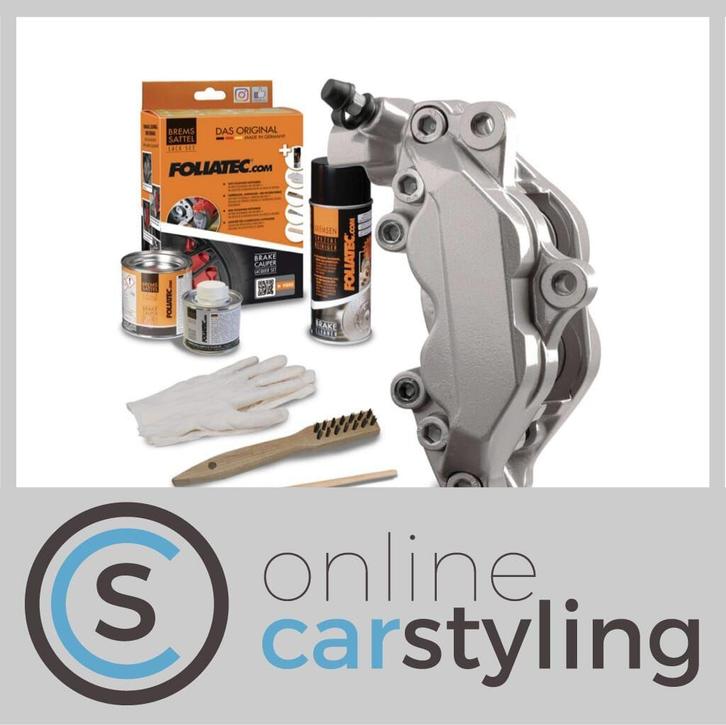 FOLIATEC REMKLAUWLAKSET – ELEPHANT GREY – 3 COMPONENTEN, Auto-onderdelen, Remmen en Aandrijving, Nieuw, Ophalen of Verzenden