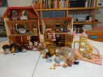 Zeer uitgebreide set van Sylvanian families, Kinderen en Baby's, Speelgoed | Poppenhuizen, Ophalen of Verzenden, Gebruikt